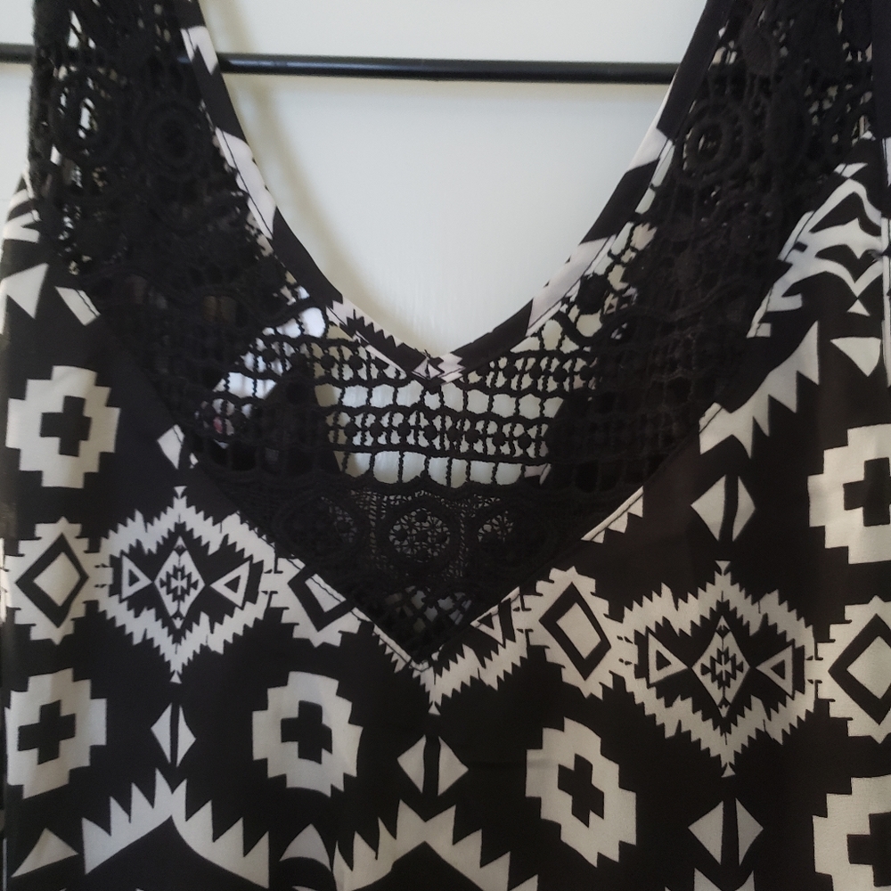 NEW Black and white mini dress